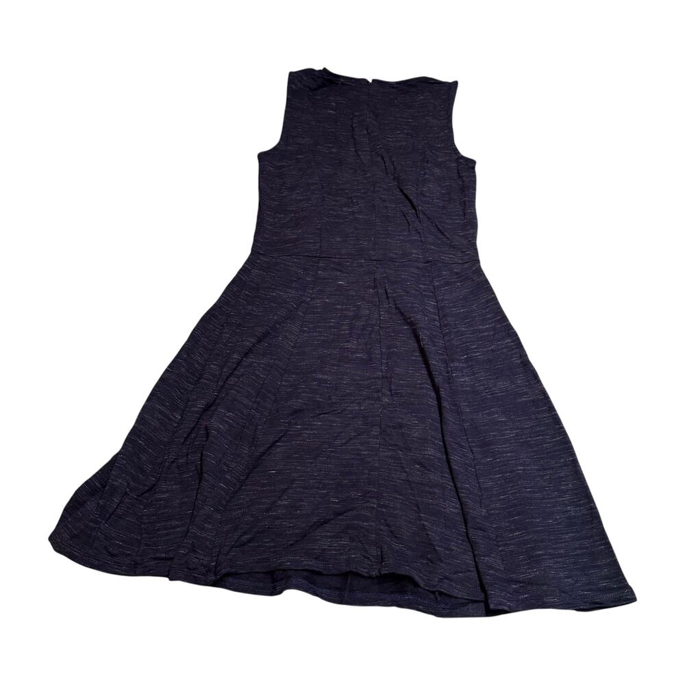 Dalia Navy Heathered Fit Flare A-Line Dress Size S - Picture 5 of 12